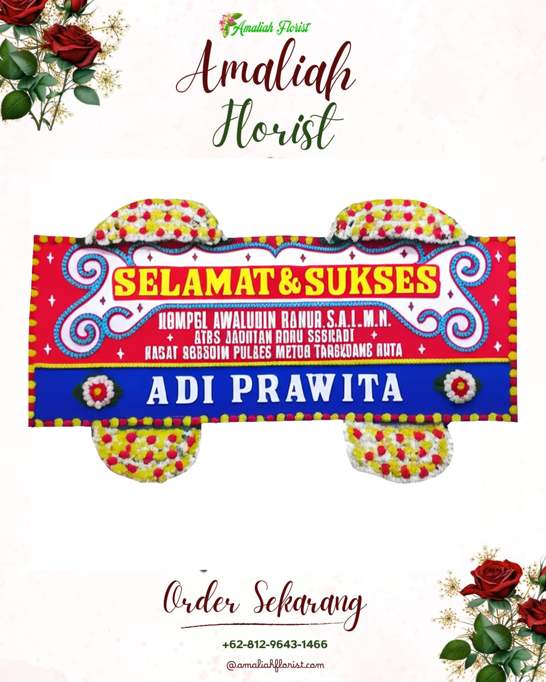 Papan Bunga Ucapan Selamat Dukupuntang